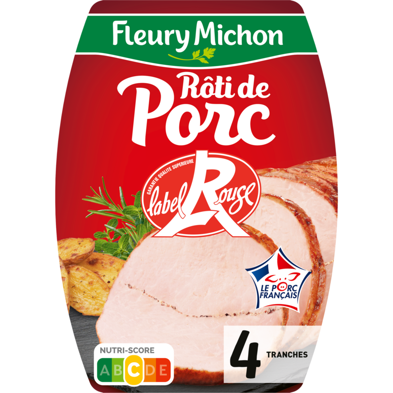 Rôti de porc cuit Label Rouge