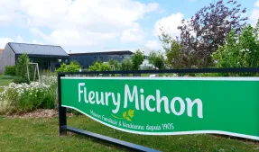Siège social Fleury Michon et logo de la marque