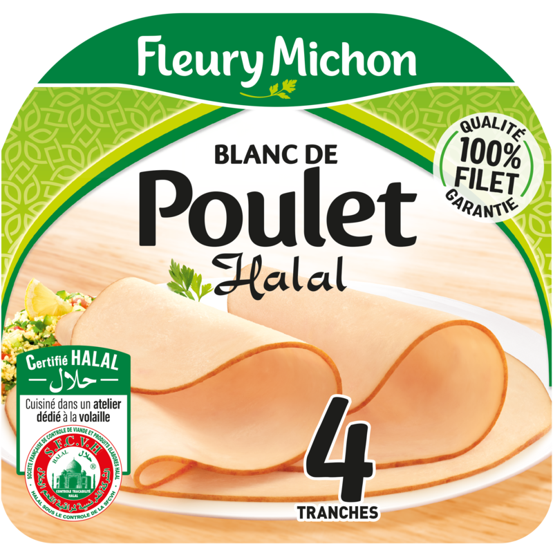 Blanc de Poulet Halal 100% filet