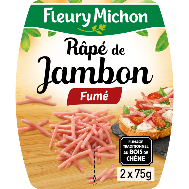 Râpé de jambon fumé