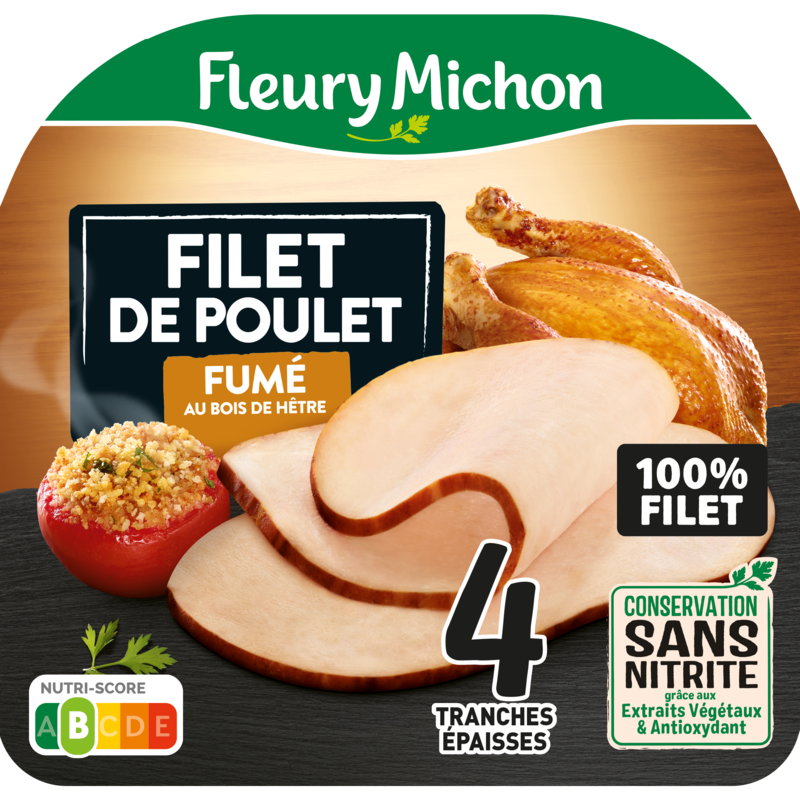 Filet de poulet fumé