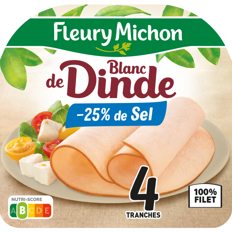 Blanc de dinde -25% de sel