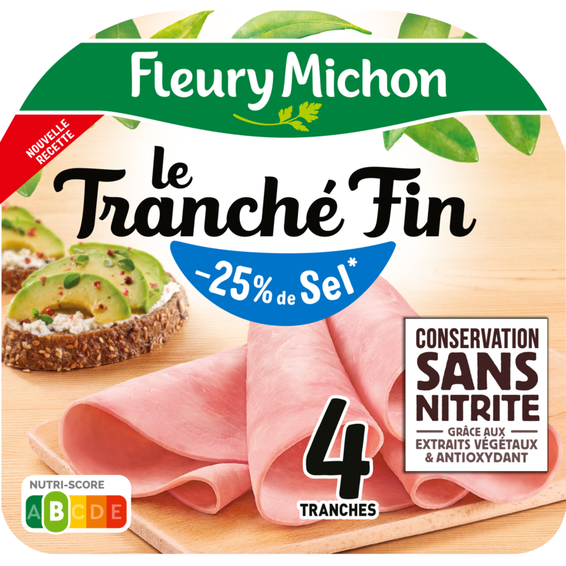 Jambon Le Tranché Fin -25% de sel