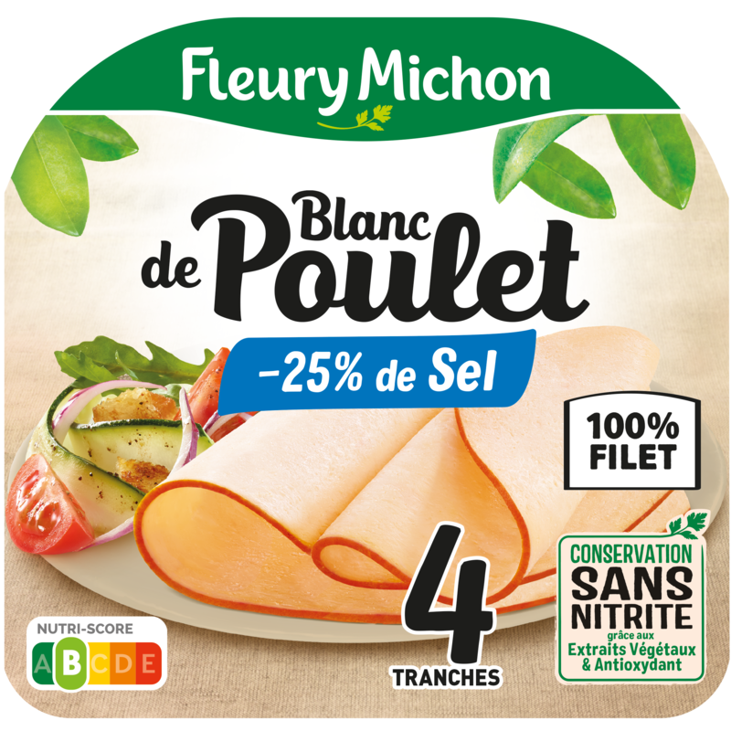 Blanc de Poulet -25% de sel