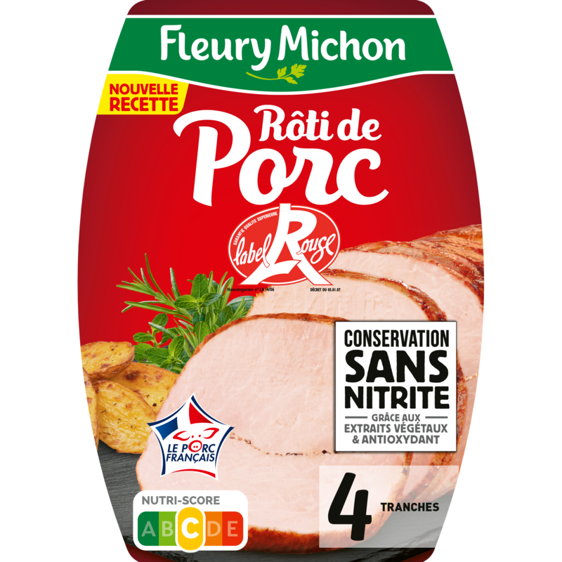 Rôti de porc cuit Label Rouge