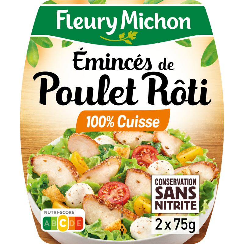 Emincés de poulet rôti