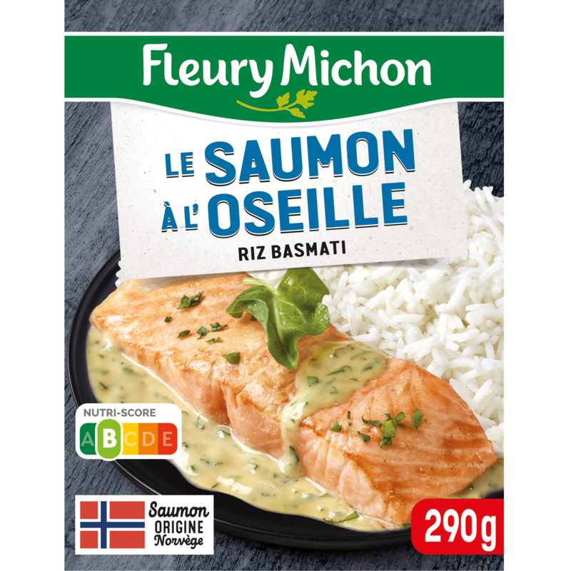 Le Saumon à l'oseille et son riz basmati