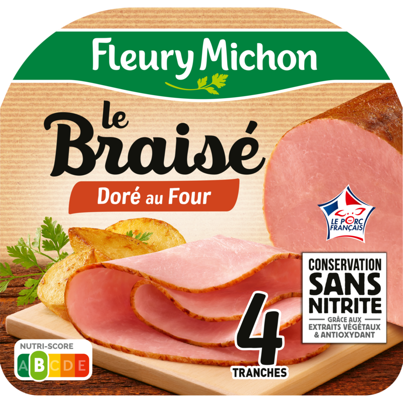 JAMBON LE BRAISE CONSERVATION SANS NITRITE