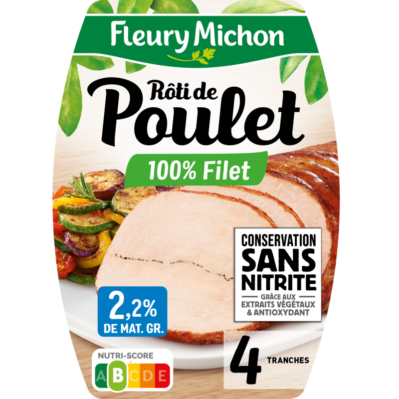 Rôti de Poulet Conservation sans nitrite