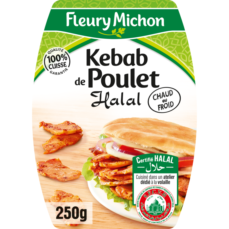 Le Kebab de Poulet Halal