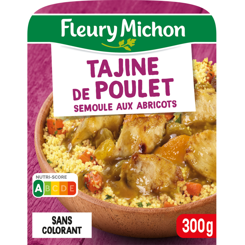 Tajine de Poulet aux Abricots & Semoule