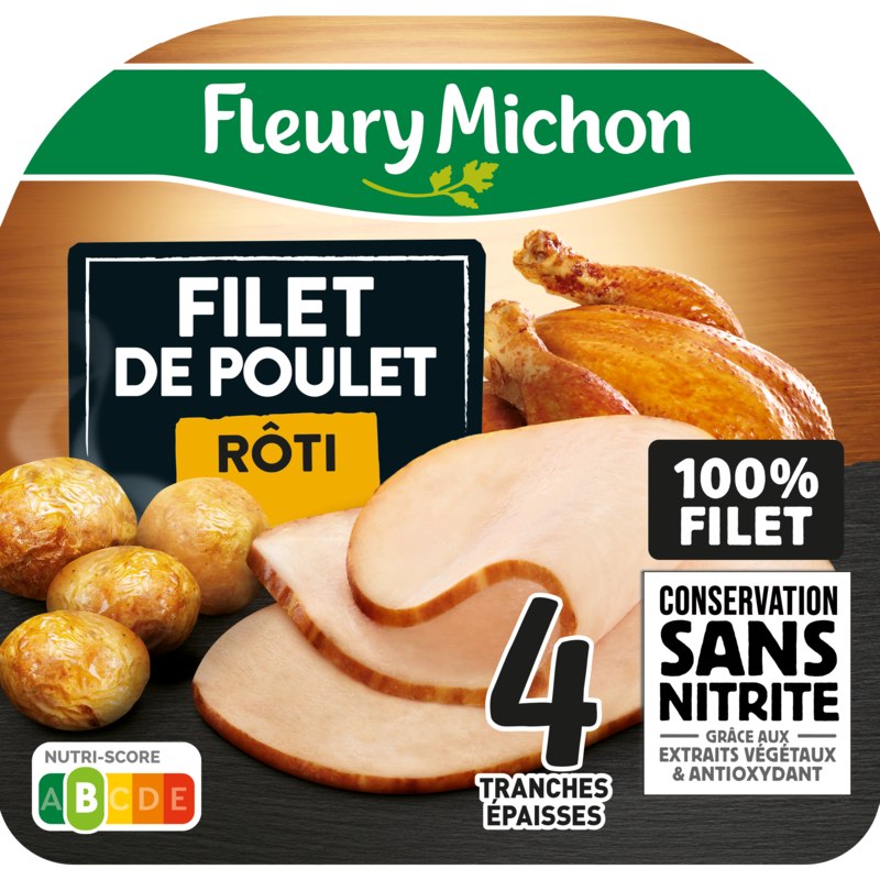 Filet de Poulet rôti Conservation sans nitrite