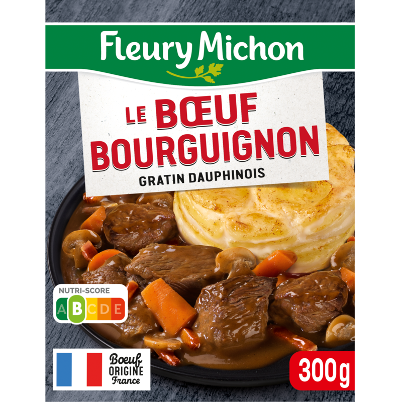 Le Boeuf Bourguignon gratin Dauphinois