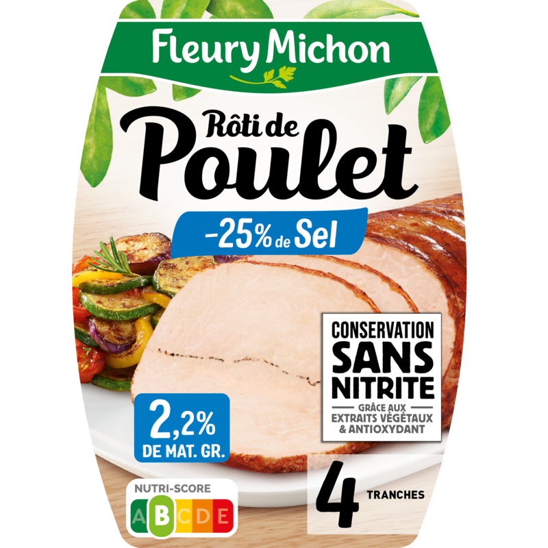 Rôti de Poulet CSN -25% de sel