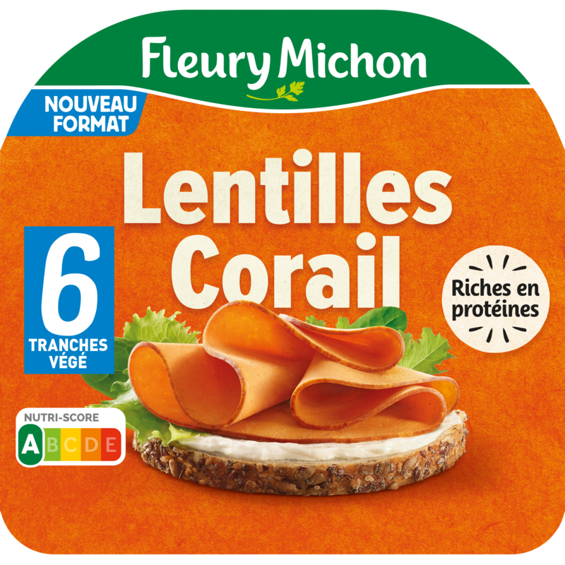 Tranches Végé Lentilles Corail