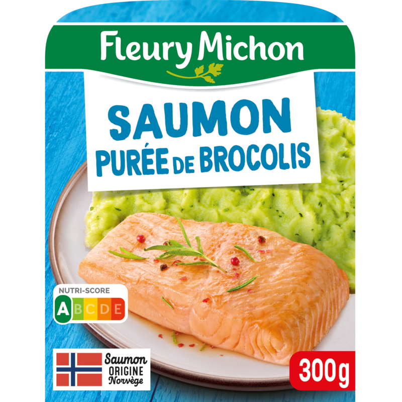 Filet de Saumon purée de brocolis
