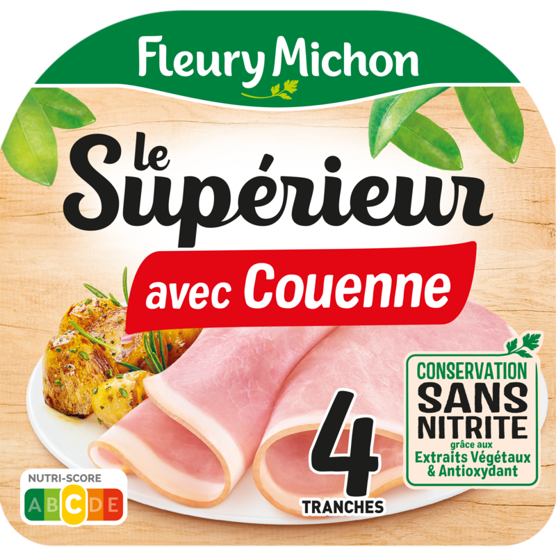 Jambon Le Supérieur Avec Couenne -25% de sel