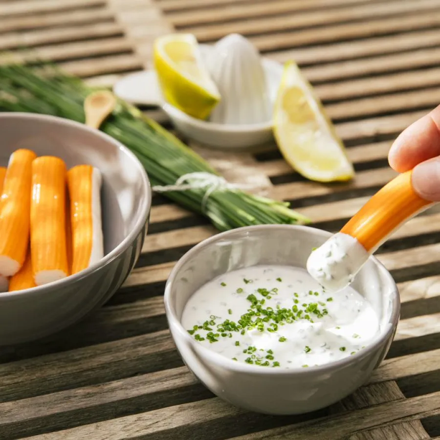 Surimi à la crème