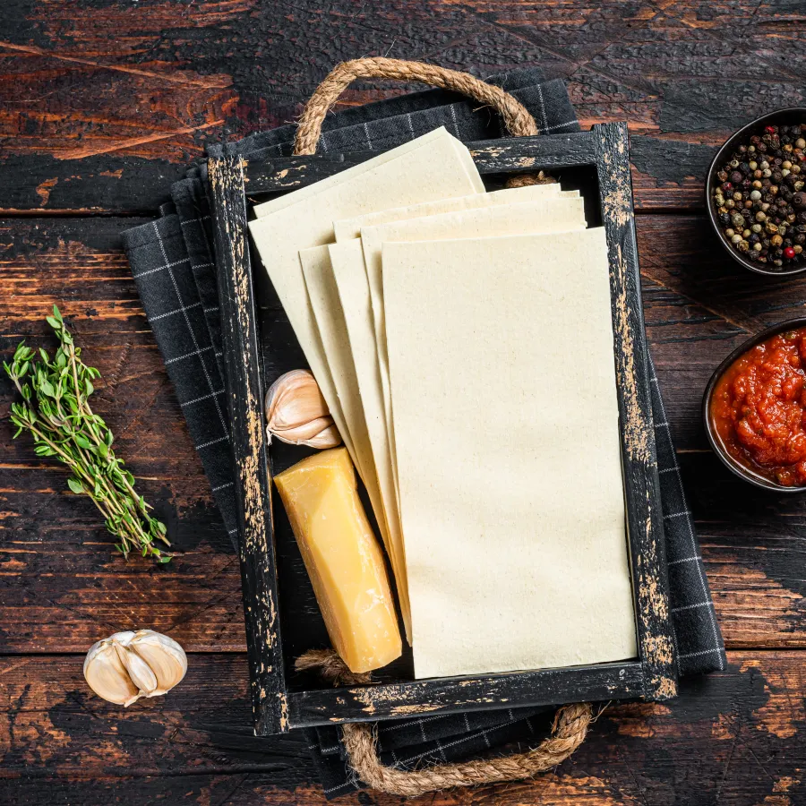 Les lasagnes Fleury Michon sont fabriquées avec des pâtes aux oeufs frais