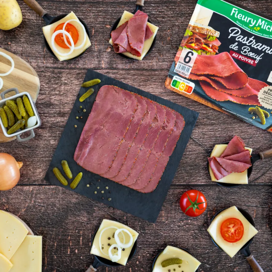 Recette raclette au pastrami Fleury Michon 