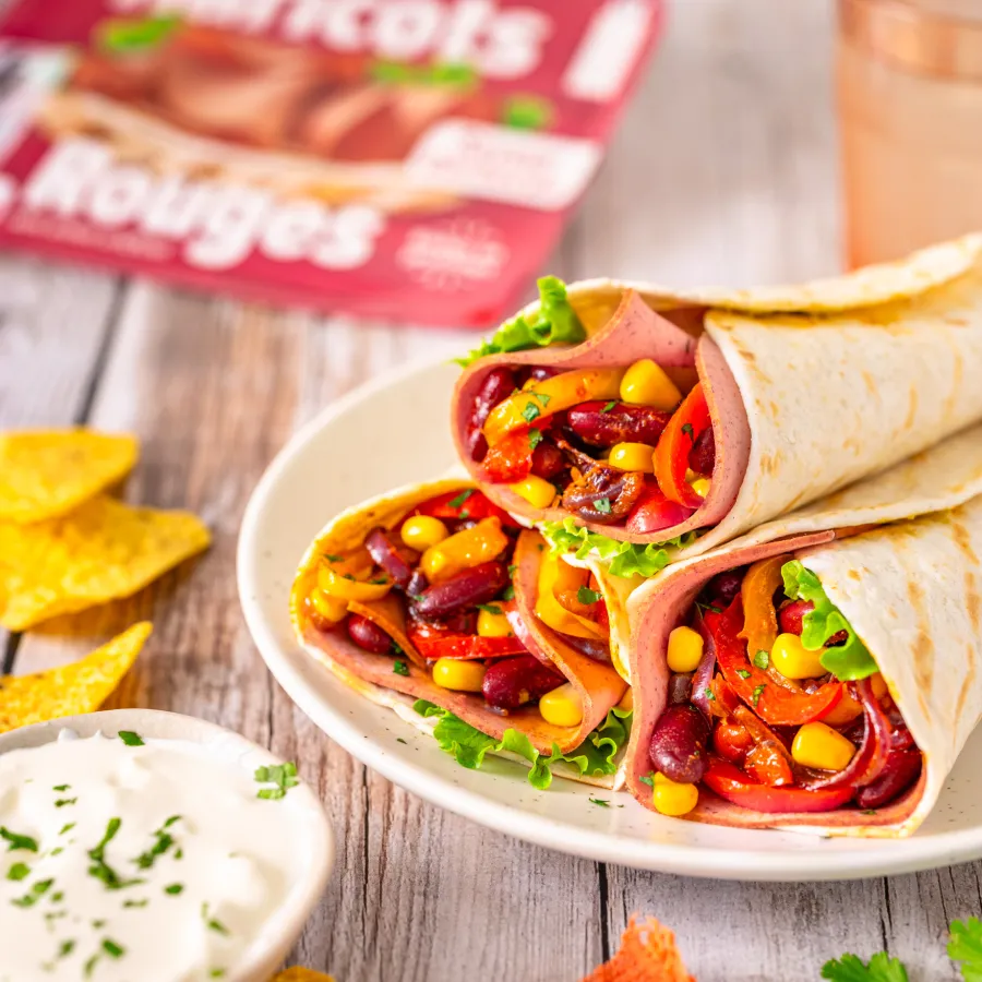 wrap tex mex tranches vege fleury michon