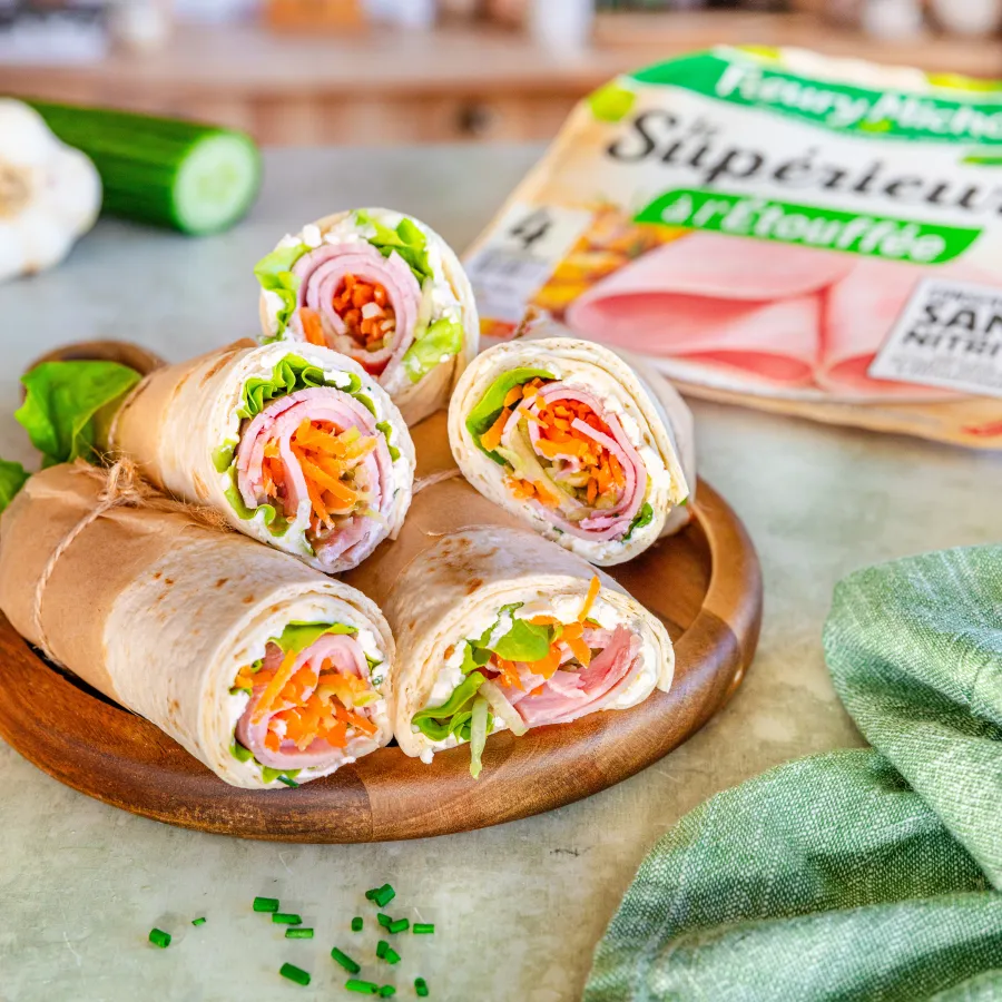 mini wrap jambon fleury michon