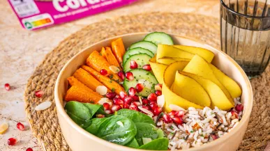 Poke bowl curry cumin Fleury Michon