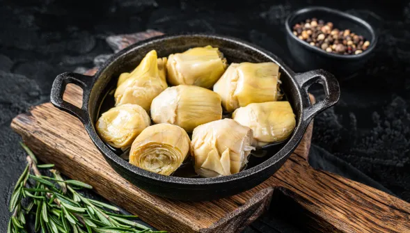 Cœurs d'artichauts cuisinés
