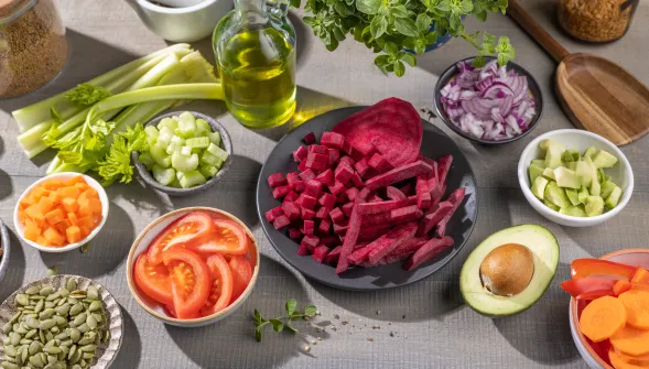 Assortiments de légumes