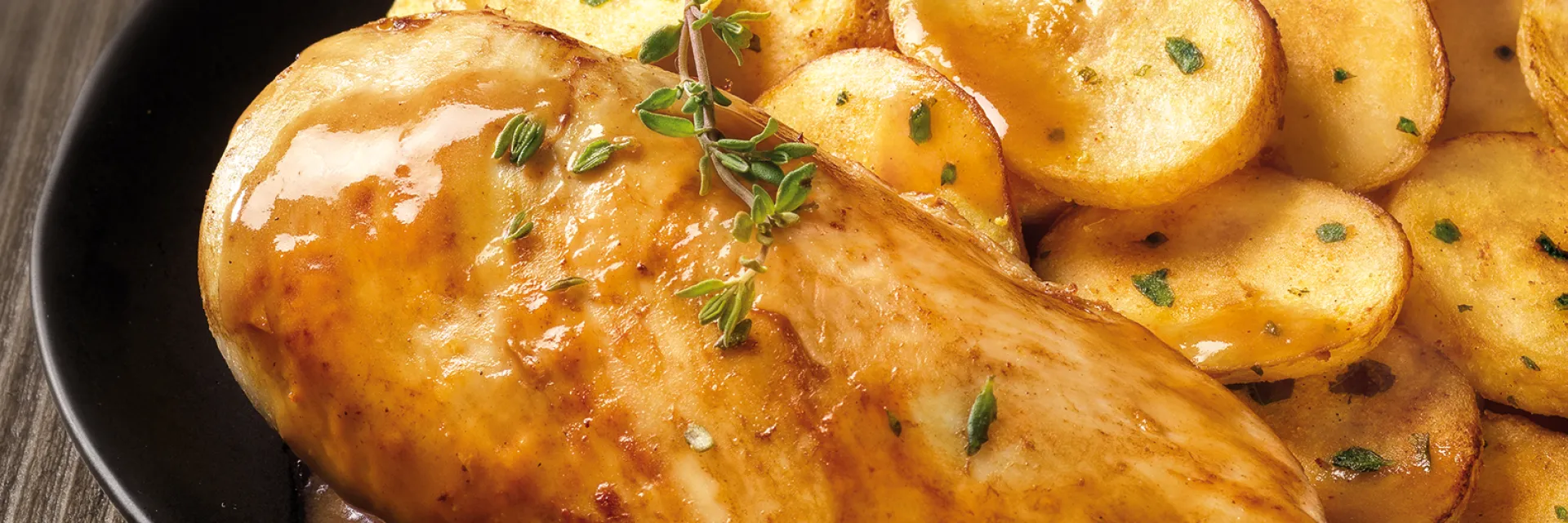 Le Filet de Poulet et ses Pommes de Terre à la Sarladaise Fleury Michon