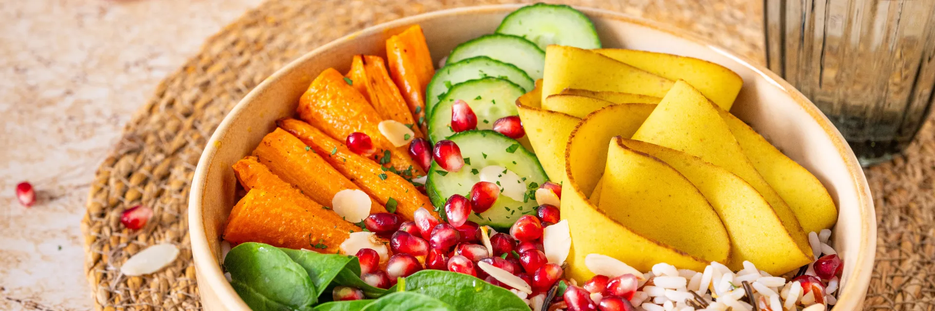 Poke bowl curry cumin Fleury Michon