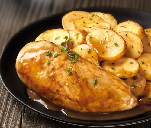 Le Filet de Poulet et ses Pommes de Terre à la Sarladaise Fleury Michon