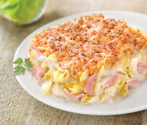 Gratin d'endives au jambon supérieur Fleury Michon 