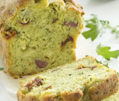 Recette cake aux courgettes et filets de poulet  Fleury Michon 