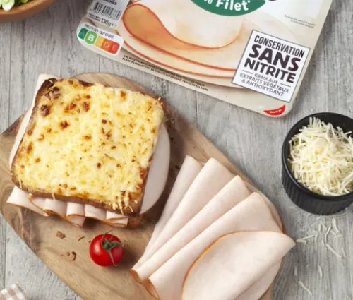 Recette croque monsieur au blanc de poulet Fleury Michon 