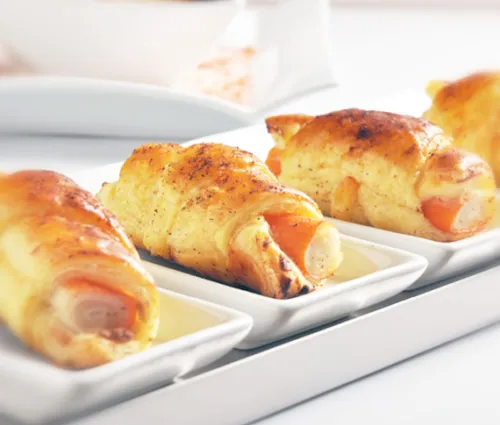 Recette feuilletés au surimi Fleury Michon
