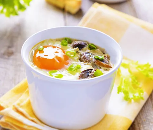 Recette œufs cocotte à la crème Fleury Michon