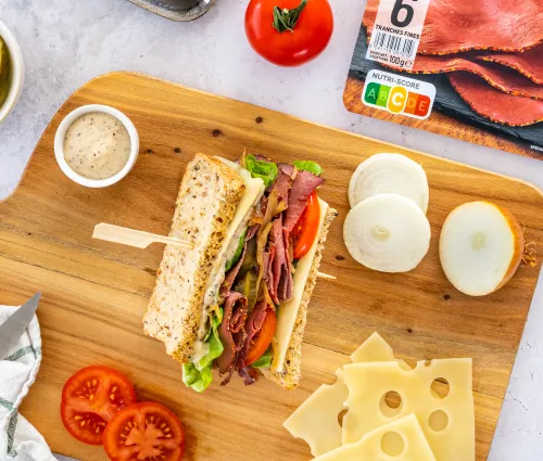 Recette sandwich au pastrami Fleury Michon