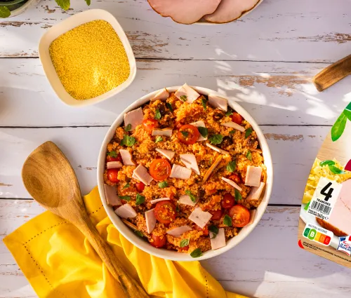 Recette Taboulé rouge au rôti de porc Fleury Michon