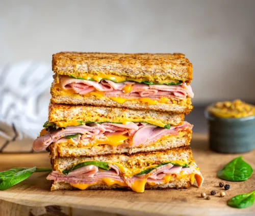 Grilled cheese jambon de porc