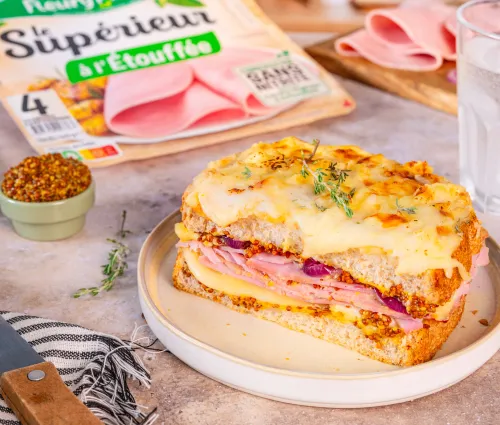 Recette Fleury Michon Croque Monsieur Jambon Fromage Oignions