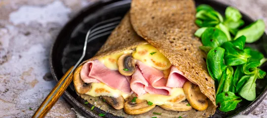 Recette galette forestière au jambon Fleury Michon 