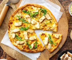 Recette pizza poulet Fleury Michon