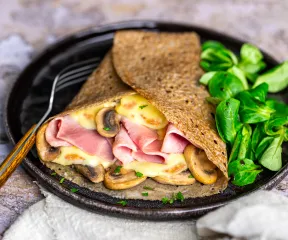 Recette galette forestière au jambon Fleury Michon 