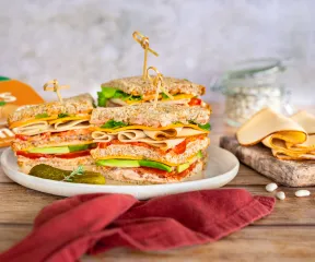 Club sandwich aux Tranches Végé Fleury Michon