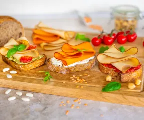 Recette de Bruschettas aux Tranches Végé Fleury Michon 