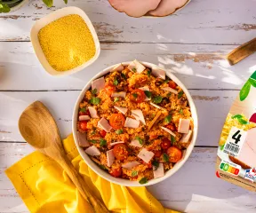 Recette Taboulé rouge au rôti de porc Fleury Michon 