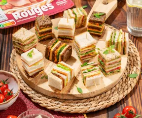 Recette Minis clubs-sandwichs végétariens aux Tranches Végé Fleury Michon