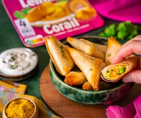 Samoussa-tranches-vegge-curry-cumin Fleury Michon