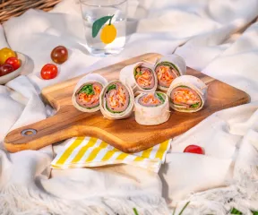 Wrap Végé haricot rouge coleslaw